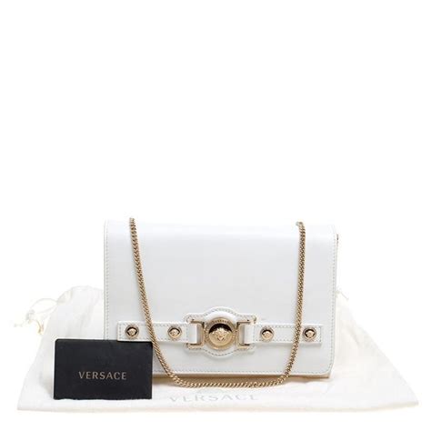 versace white clutch bag|farfetch Versace bag.